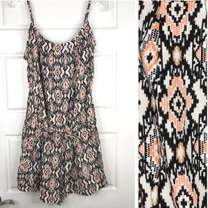 VERONICA M Boho Aztec Autumn Romper NEW Size L